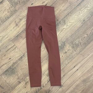 lululemon athletica Rust Leggings